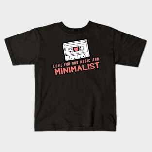 cassette love 80s Kids T-Shirt